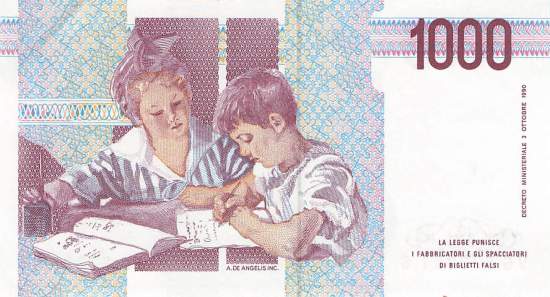 1000 Lire 1990